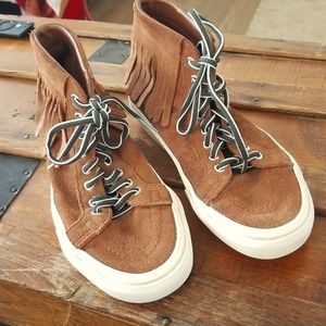 Vans Suede Fringe Athletic Skateboard Sneakers Shoes 6.0 W 4.5 Men